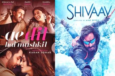 Ae Dil Hai Mushkil and Shivaay Three Days Collections