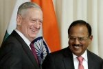 Pompeo, Pompeo, ajit doval holds talks with pompeo mattis in u s, James mattis