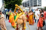 bonalu festival in london, bonalu festivities in London, over 800 nris participate in bonalu festivities in london organized by telangana community, Handloom