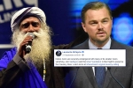 Leonardo DiCaprio support to cauvery calling, sadhguru, civil society groups ask dicaprio to withdraw support for cauvery calling, Juhi chawla