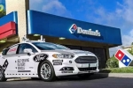 Ford, Ford, domino s and ford team up for deliveries without drivers, Domino s