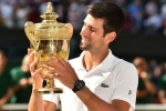 Novak Djokovic Beats Roger Federer, Wimbledon Title, novak djokovic beats roger federer to win fifth wimbledon title in longest ever final, Novak djokovic