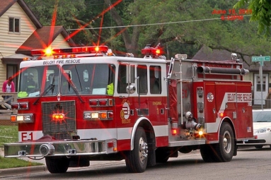 Fire Department rescued two men hanging above Michigan Avenue