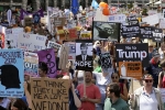 Scottish City, Anti-Trump, hundreds gather in scottish city for anti trump protests, Theresa may