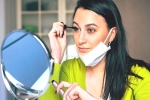 makeup, lips, how to wear makeup with a facemask, Lip color