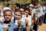 Voter, Karnataka, rr nagar karnataka assembly polls 34 voter turnout till 1 p m, Voter turnout