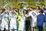 UEFA, Benzema, real madrid clinches its 3rd title this year, Club world cup