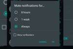 chats, Whatsapp, whatsapp to bring always mute option for chats on android, Media guidelines