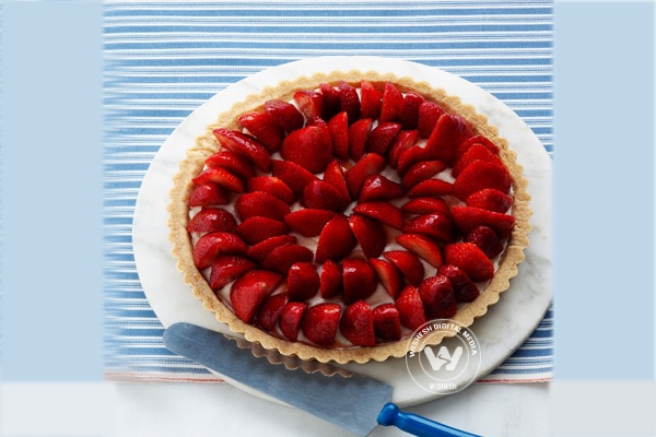 Cooking up a dessert storm with strawberry tart
