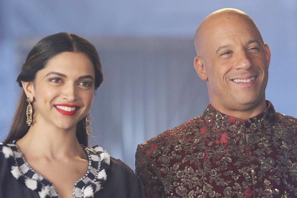 Deepika and Vin Diesel in a Desi Look